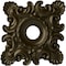Ekena Millwork Crawley Ceiling Medallion (Fits Canopies up to 6 3/4"), 18"W x 18"H x 3 1/4"ID x 1 1/2"P, Green Gold CM18CRGGS - alternate 1